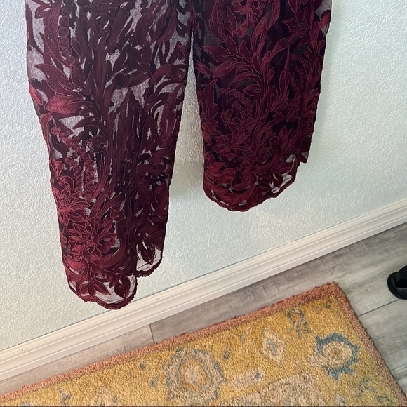 NWT,Gold Label WOW Couture,Wanderlust in Wine, Line w/A Bodysuit/Shaper,Stunning - Picture 13 of 14